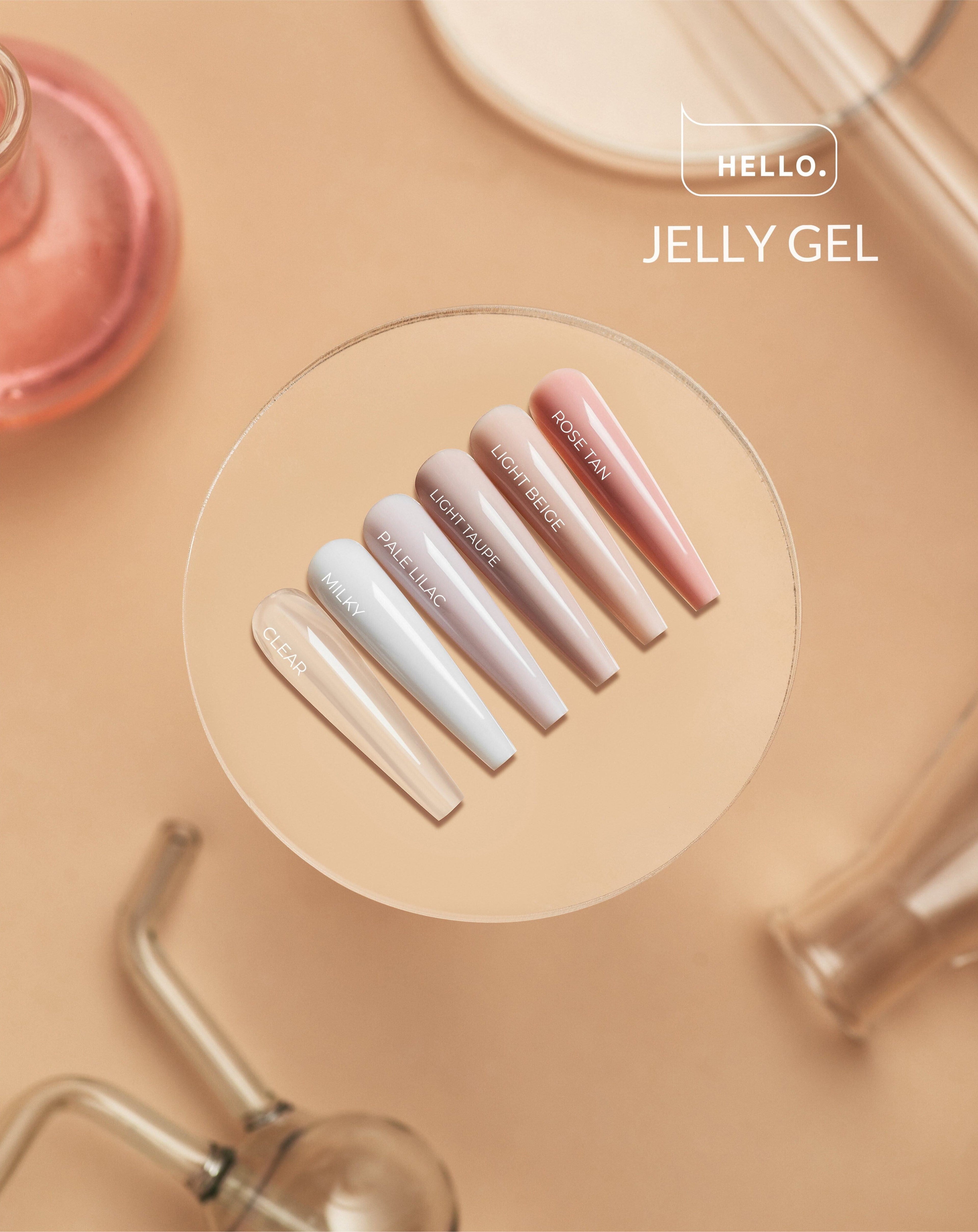 JELLY GEL, LIGHT TAUPE, 20g -HELLO-1