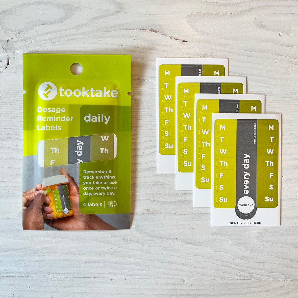 Daily remainder sticker label for Moringa supplements and creams-1